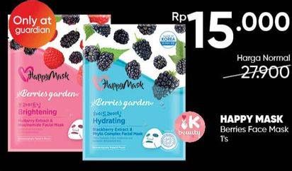 Promo Harga GUARDIAN Happy Mask Berries  - Guardian