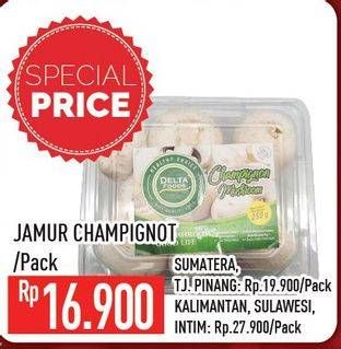 Promo Harga Jamur Champignon (Jamur Kancing)  - Hypermart