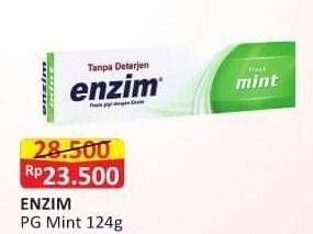 Promo Harga ENZIM Pasta Gigi Fresh Mint 124 gr - Alfamart