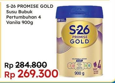 Promo Harga S26 Promise Gold Susu Pertumbuhan Vanilla 900 gr - Indomaret