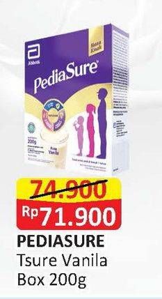 Promo Harga PEDIASURE Complete Triplesure Vanila 200 gr - Alfamart