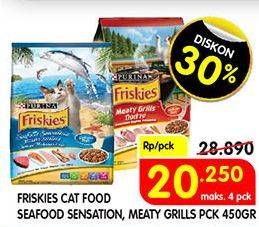 Promo Harga FRISKIES Cat Treats Seafood Sensation, Meaty Grill 450 gr - Superindo