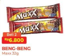 Promo Harga Beng-beng Wafer Chocolate Maxx 32 gr - Alfamart