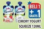 Promo Harga CIMORY Squeeze Yogurt 120 ml - Hypermart