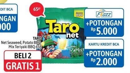 Promo Harga TARO Net Seaweed, Potato Barbeque, Mix Teriyaki, BBQ 65 gr - Alfamidi