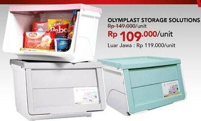 Promo Harga OLYMPLAST Storage Solution Kotak Serbaguna  - Carrefour
