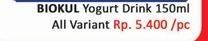 Promo Harga Biokul Minuman Yogurt All Variants 150 ml - Hari Hari