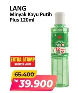 Promo Harga Cap Lang Minyak Kayu Putih Plus 12 Jam 120 ml - Alfamart
