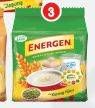 Promo Harga ENERGEN Cereal Instant Kacang Hijau per 10 sachet 30 gr - Carrefour