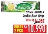 Promo Harga NISSIN Cookies Lemonia Lemon 130 gr - Hypermart
