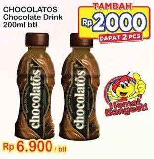 Promo Harga CHOCOLATOS Chocolate Ready To Drink 200 ml - Indomaret