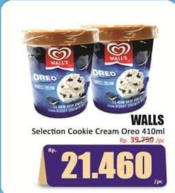 Promo Harga Walls Selection Oreo Cookies Cream 410 ml - Hari Hari