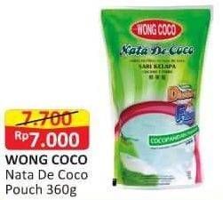 Promo Harga WONG COCO Nata De Coco 360 gr - Alfamart