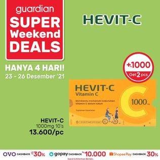 Promo Harga Hevit C 1000mg 10 pcs - Guardian