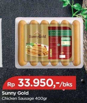 Promo Harga Sunny Gold Chicken Sausage 400 gr - TIP TOP