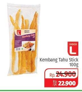 Promo Harga CHOICE L Kembang Tahu Stick 100 gr - Lotte Grosir