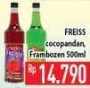 Promo Harga FREISS Syrup Cocopandan, Frambozen 500 ml - Hypermart