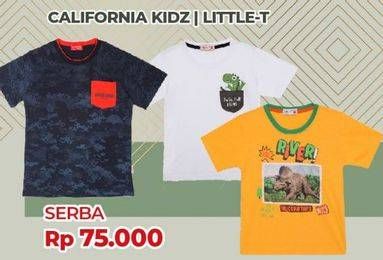 Promo Harga CALIFORNIA KIDZ/ LITTLE T T-Shirt Anak  - Carrefour