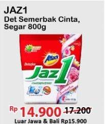 Promo Harga ATTACK Jaz1 Detergent Powder Pesona Segar, Semerbak Cinta 800 gr - Alfamart