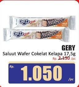 Promo Harga Gery Saluut Wafer Chocolate Coconut 21 gr - Hari Hari