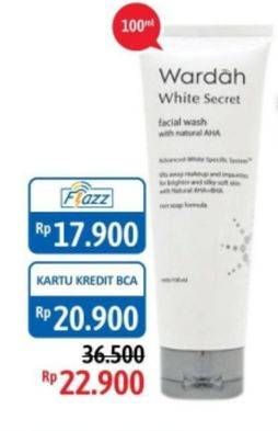 Promo Harga WARDAH White Secret Facial Wash 100 ml - Alfamidi