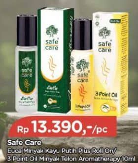 Promo Harga Safe Care Minyak Angin Aroma Therapy/Safe Care 3 Point Oil Telon Aromatherapy   - TIP TOP