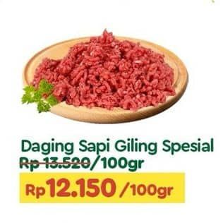 Promo Harga Daging Giling Sapi per 100 gr - TIP TOP