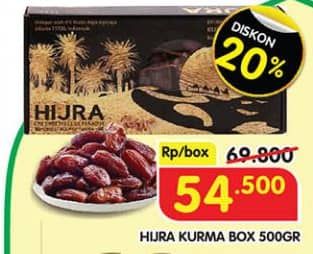 Promo Harga Hijra Kurma 500 gr - Superindo