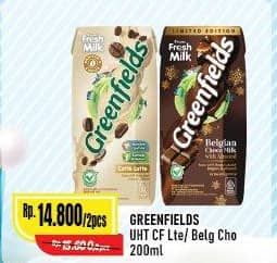 Promo Harga Greenfields UHT 200 ml - Alfamart