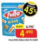 Promo Harga Fullo Bites Vanilla Milk 80 gr - Superindo