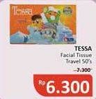 Promo Harga Tessa Facial Tissue Travel Pack 50 pcs - Alfamidi
