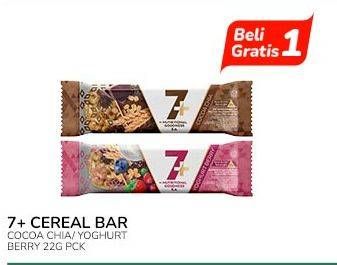 Promo Harga 7 Cereal Bar Cocoa Chia, Yoghurt Berry 22 gr - Indomaret