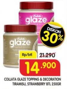 Promo Harga Colatta Glaze Topping & Decoration Tiramisu, Strawberry 250 gr - Superindo