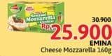 Promo Harga Emina Cheddar Cheese Mozza 160 gr - Alfamidi