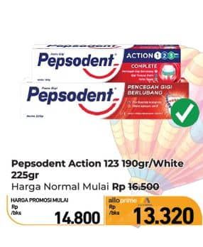 Promo Harga Pepsodent Pasta Gigi  - Carrefour