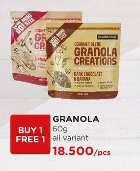 Promo Harga HUNDRED SEEDS Granola Creations All Variants 60 gr - Watsons