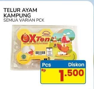 Promo Harga Telur Ayam Kampung All Variants 6 pcs - Indomaret