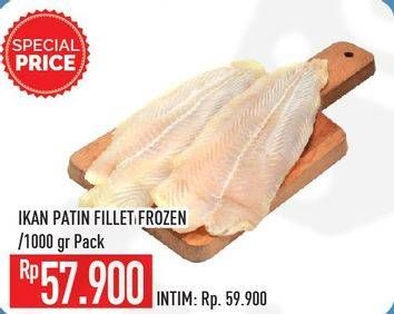 Promo Harga Ikan Patin Fillet, Frozen per 100 gr - Hypermart