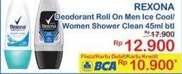 Promo Harga Women/Men Deo Roll On 45ml  - Indomaret