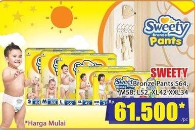 Promo Harga Sweety Bronze Pants L52, M58, XXL34, S64, XL42 34 pcs - Hari Hari