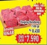 Promo Harga Daging Rendang Sapi per 100 gr - Hypermart