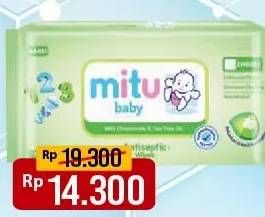 Promo Harga MITU Baby Wipes  - Alfamart