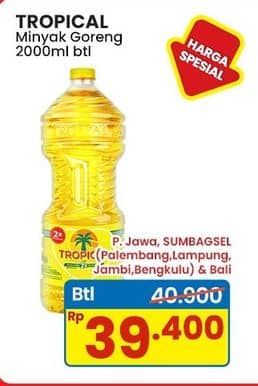 Promo Harga Tropical Minyak Goreng 2000 ml - Indomaret