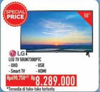 Promo Harga LG 50UN7300 PTC | UHD TV 50"  - Hypermart