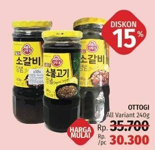 Promo Harga OTTOGI Korean BBQ Sauce All Variants 240 gr - LotteMart