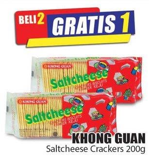 Promo Harga KHONG GUAN Saltcheese Regular 200 gr - Hari Hari