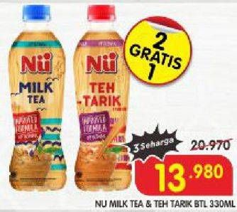 Promo Harga NU Milk Tea/NU Teh Tarik  - Superindo