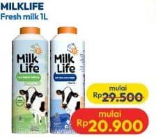 Promo Harga Milk Life Fresh Milk 1000 ml - Hypermart