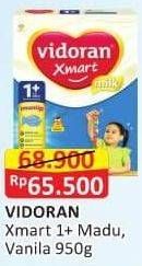 Promo Harga VIDORAN Xmart 1+ Madu, Vanilla 950 gr - Alfamart