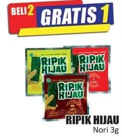 Promo Harga RIPIK HIJAU Nori 3 gr - Hari Hari